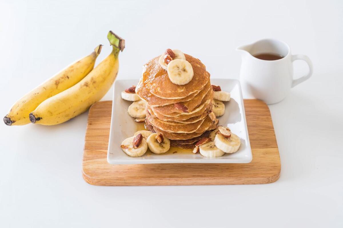 Imagem de panqueca de banana fit